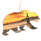 Recycled Paper/ Birch Wood Ornaments