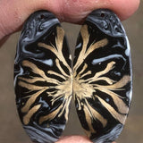 Magnolia Pod/Resin Earrings