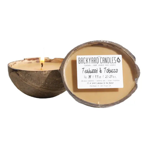 Teakwood and Tobacco Candle