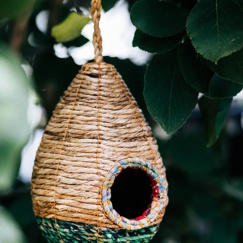 Tear Drop Sari Birdhouse