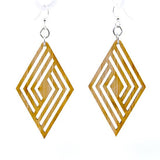 Wood, Bamboo Earrings