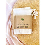 Sustainable Cotton Muslin Bulk Shopping Bags 3-Pack