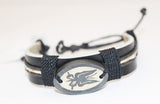Tagua Bracelet with Leather Band