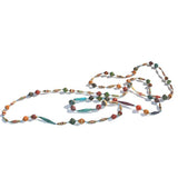 Glossy Paper Necklace- Long