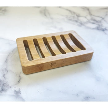 Sustainable Bamboo Soap Holder Tray Shelf