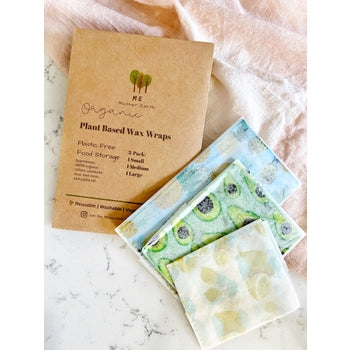 Plant Based Reusable Wax Wraps