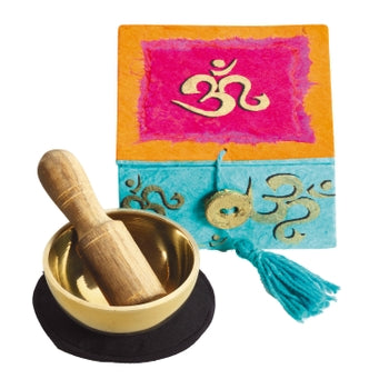 Handcrafted Sound Meditation Bowl Box
