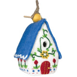 Handcrafted Wool Felted Wren Birdhouse