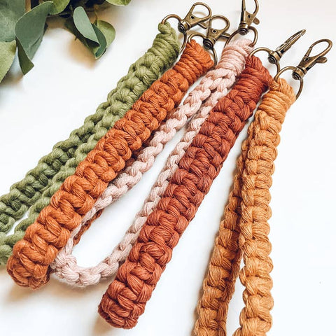 Macrame Boho Wristlet