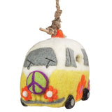 Handcrafted Wool Felted Wren Birdhouse