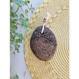 Multi-Purpose Natural Lava Pumice Stone with Cotton Hanging Loop