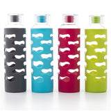 Glass Bottle with Silicone Sleeve