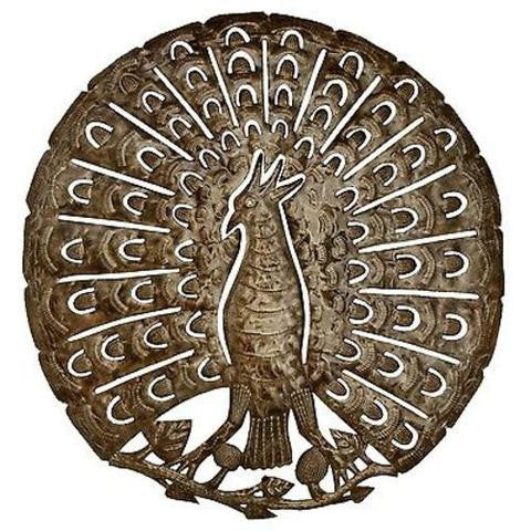 Peacock Metal Wall Art