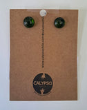 Glass Stud Earrings