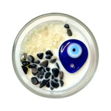 Crystal Candle evil eye protection