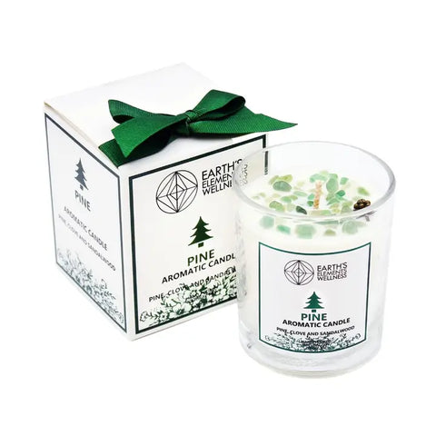 Crystal Candle- Pine Aromatic