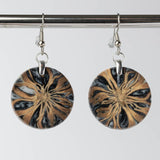 Magnolia Pod/Resin Earrings
