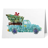Sea Glass Christmas Card
