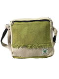 Hemp Cotton Hippie Boho Crossbody Messenger Bag-Multi Colored