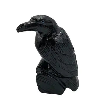 Crystal Animal- Onyx Raven