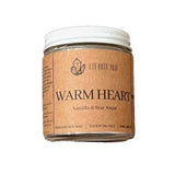 Warm Heart Soy Candle - Wooden Wick