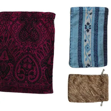 Upcycled Sari Gift Bags- Medium