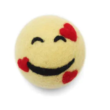 Heart Emoji Wool Dryer Balls