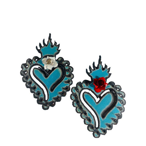 Heart Magnet Milagro Heart Flower Unusual Gift Impulse Buys