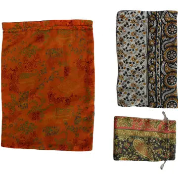 Upcycled Sari Gift Bags- Large