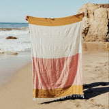 Sustainable Mexican Sarape Style Throw Blankets - Artisan Made in Mexico
