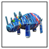 Recycled Tin Can Rhino