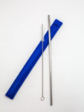 Stainless Steel Straw with Colored Sleeve