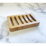Sustainable Bamboo Soap Holder Tray Shelf