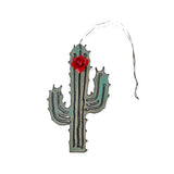 Western Style Metal Ornaments - Cactus, Truck, Cross and Cowboy Boot