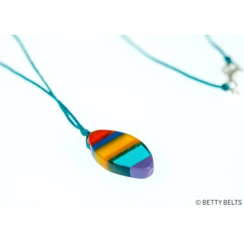 Surfy Necklace - Upcycled Surfboard Resin